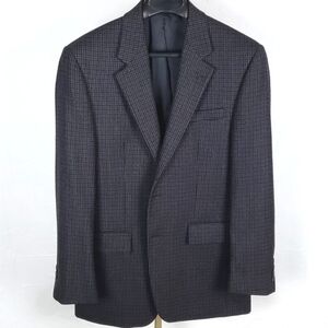 Chaps Lambs Wool Houndstooth Fall Sports Coat Jacket VGUC Homecoming
